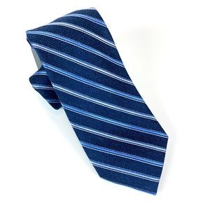 3/$35 Michael Kors Necktie Weft Stripe Blue